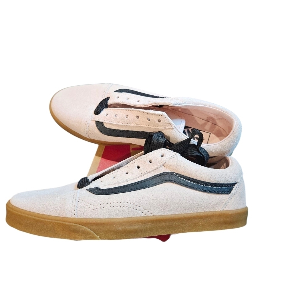 Vans Old Skool Lowpro Suede Peach Blush Sneaker NEW